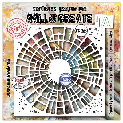 Aall & Create Stencil - Bubble Field
